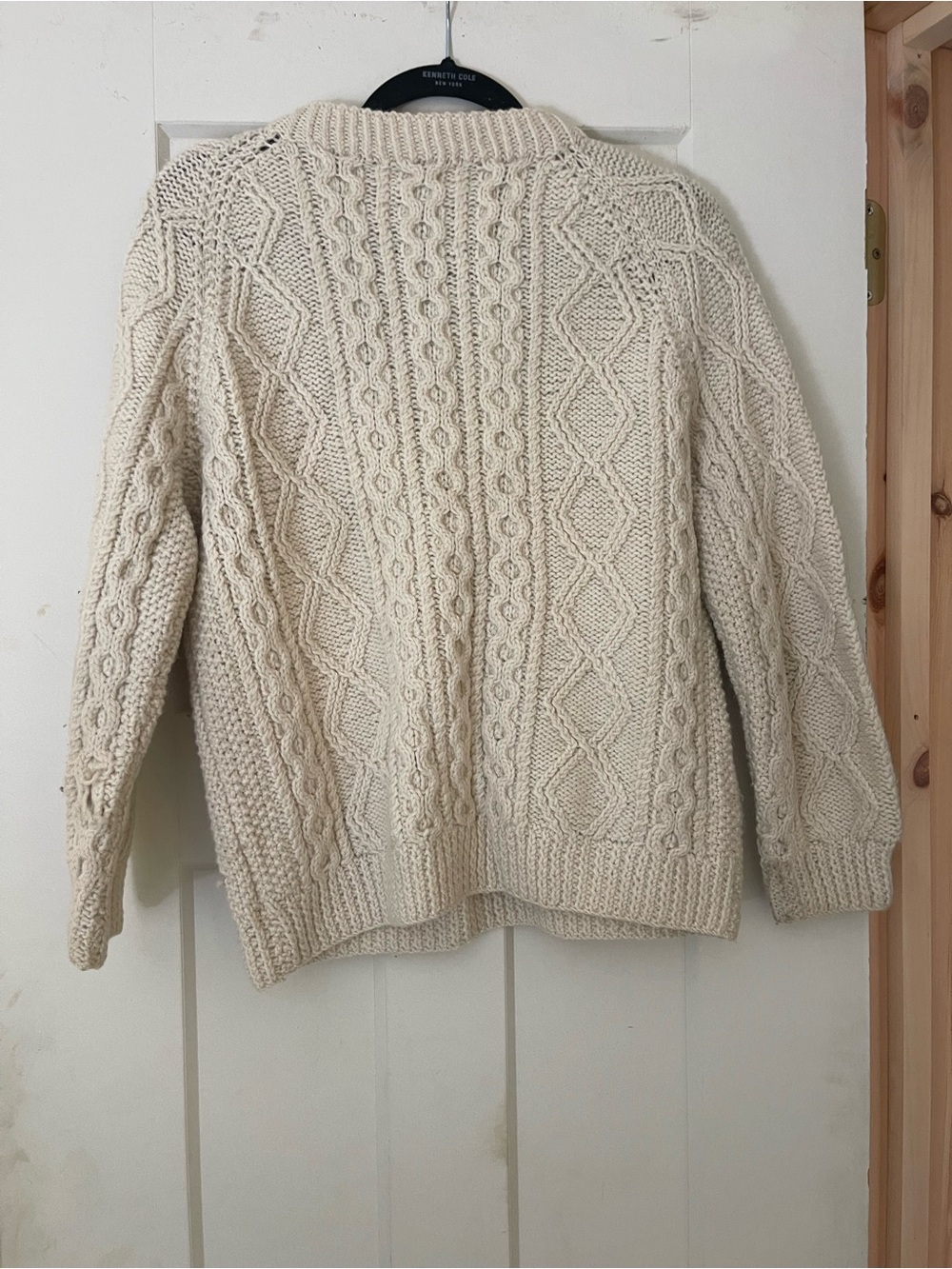 Classic Cable Knit Sweater - Cream - Picture 2 of 8